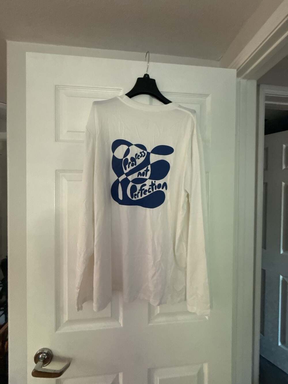 Boody Bamboo Long Sleeve Progress Not Perfection Graphic Tee
